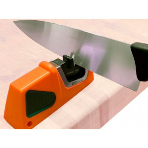 Точилка для ножей AccuSharp Compact Pull-Through, оранжевый/зелёный арт.: 081C